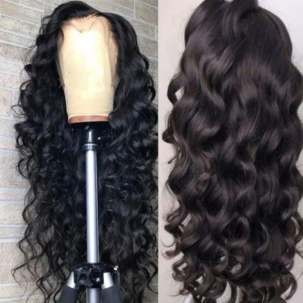 10 Pairs Loose Wave HD Transparent 13x6 Lace Front Human Hair Wigs - Brazilian Remy Hair 180% Density Pre-Plucked Natural Color 20 Inch for Women | Perfect for Daily Wear, Cosplay & Special Occasions