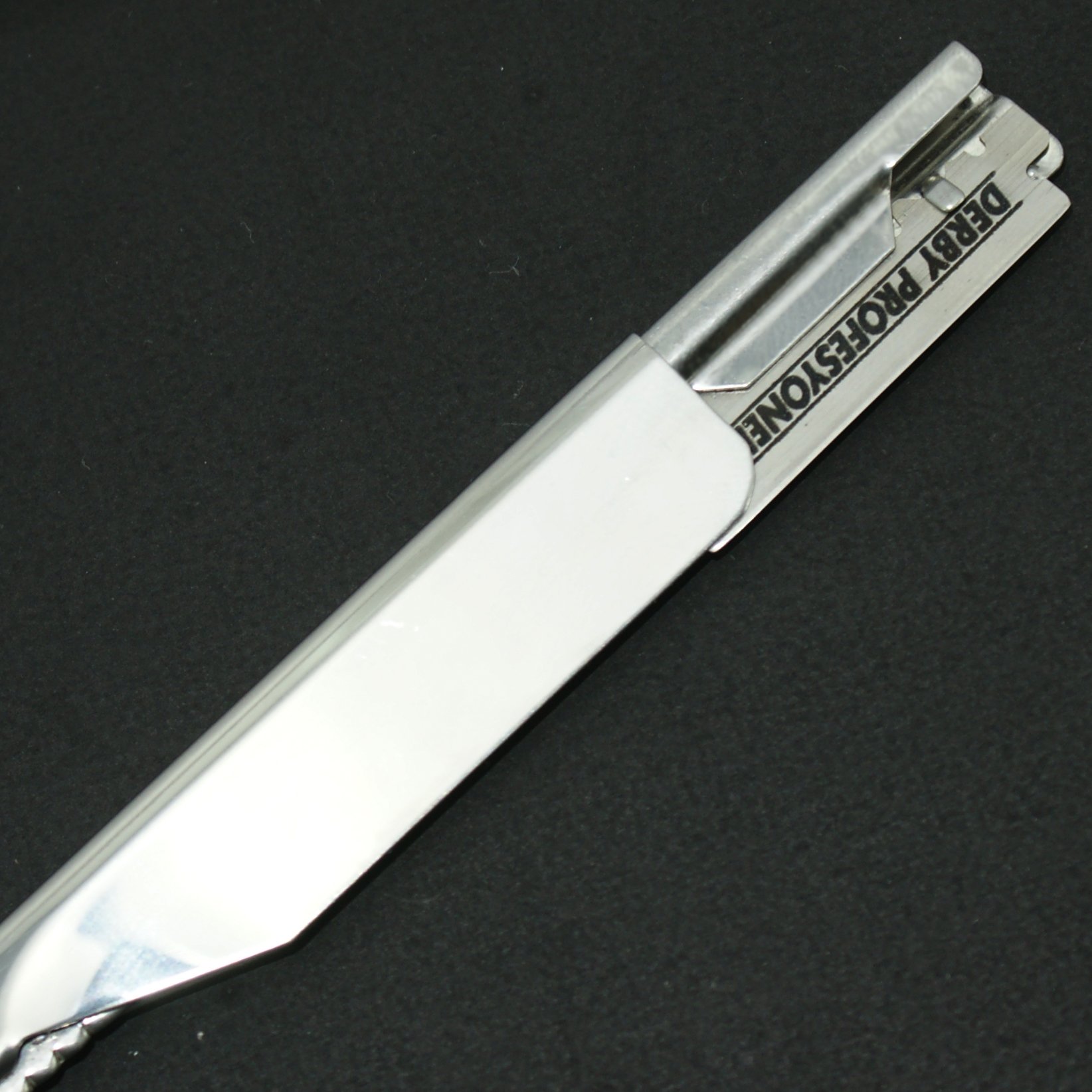 Professional Barber Straight Edge Razor - MACS Brand 50-01 White Handle for Precision Shaving & Grooming | Ideal for Barbershops, Home Use & Beard Trimming