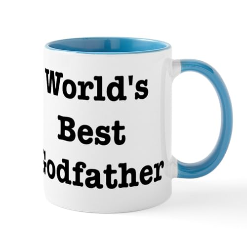 White/Blue Inside - Worlds Best Godfather Mug