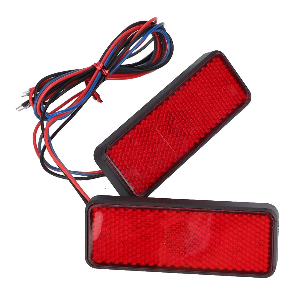 Universal Motorcycle LED Tail Light - Rear Brake & Reflector for Safe Night Riding