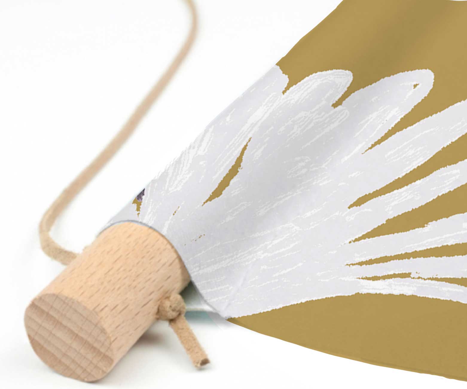 Stork Gold Textile Poster - Elegant Home Decor for Living Room, Bedroom & Office Wall Art
