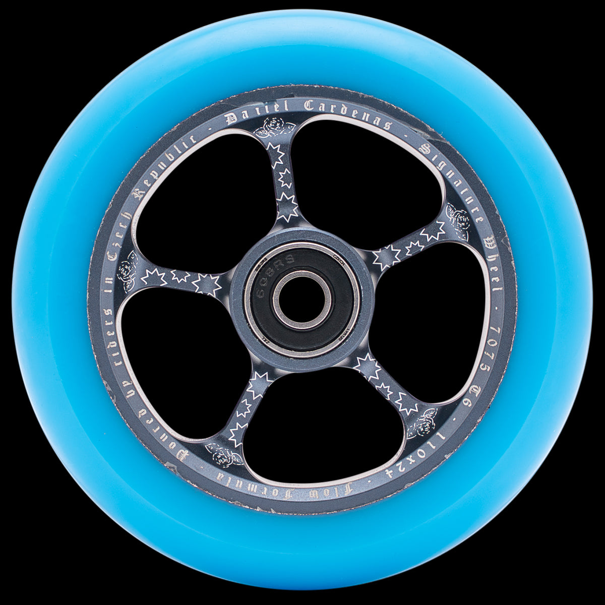 Daniel Cardenas Signature Vinyl Wheels - Premium Skateboard Wheels for Street & Park Riding - Perfect for Skaters & Longboarders
