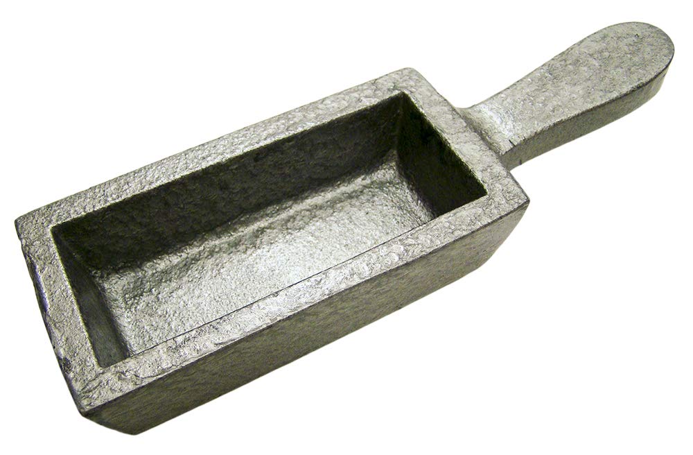 3-Piece Gold Bar Loaf Mold Set - 200oz, 80oz, 40oz Cast Iron Steel Molds for Melting & Smelting - Perfect for DIY Gold Casting, Jewelry Making & Precious Metal Crafting