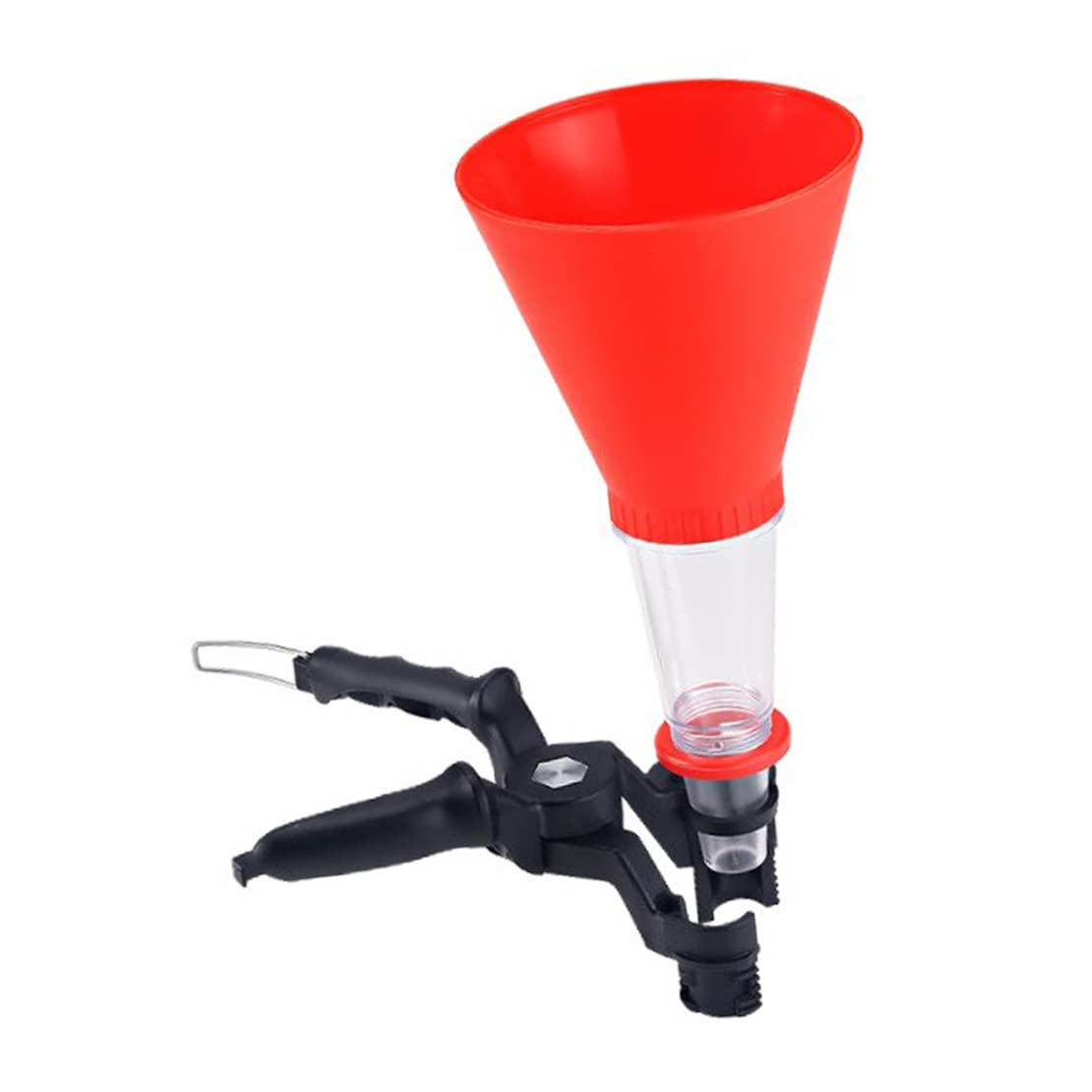 Universal Engine Oil Funnel Kit with Adjustable Width Clamp - Perfect for Car, Motorcycle & Truck Oil Changes - DIY Automotive Maintenance Tool