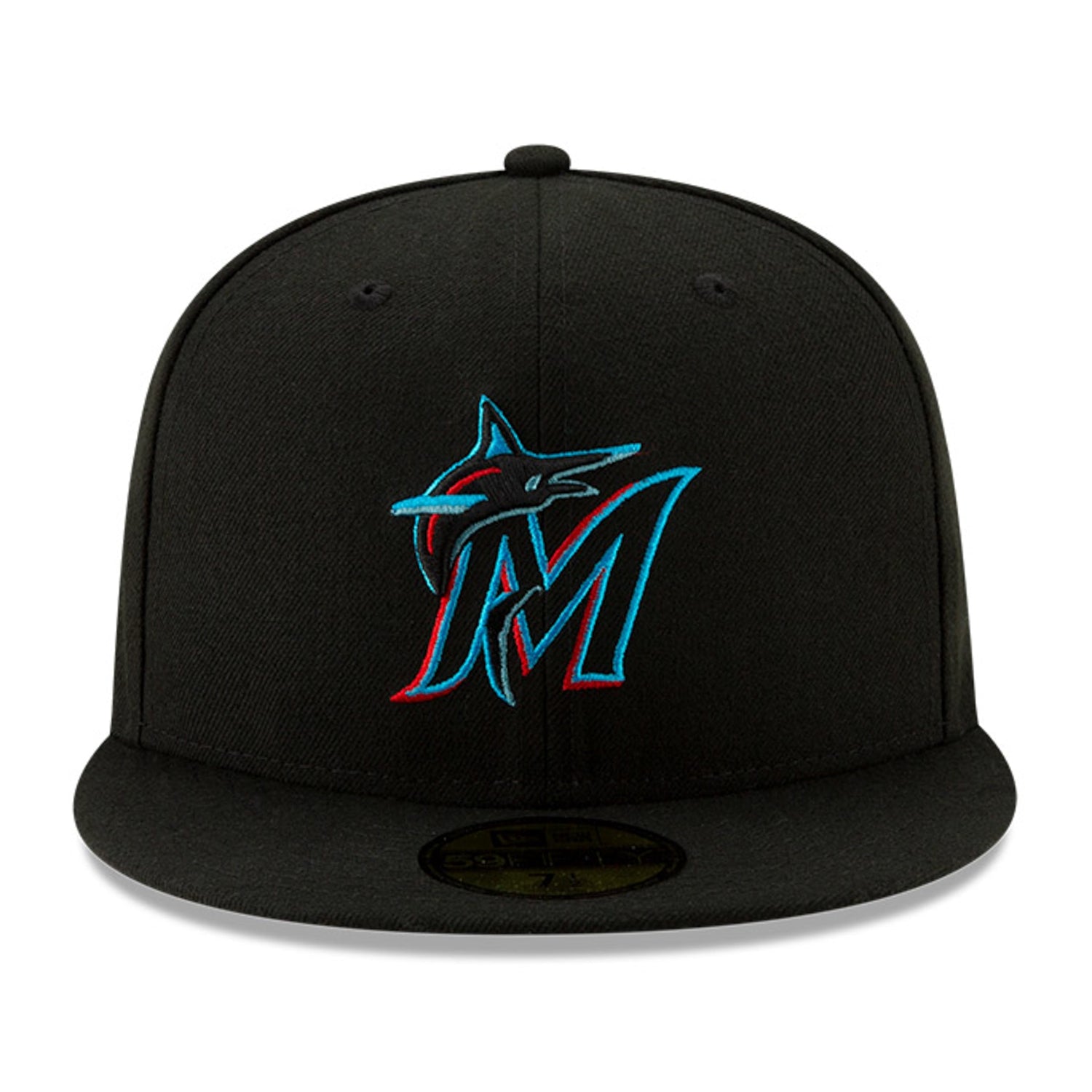 New Era 59Fifty Authentic MLB Miami Marlins Snapback Baseball Cap - Official Game Hat for Men & Women - Perfect for Baseball Games, Sports Events & Streetwear Fashion