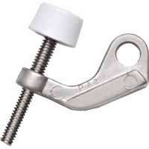 Ultra Hardware Satin Nickel Door Stop - Heavy Duty Door Stopper for Home, Office & Commercial Use - Prevents Door Damage & Enhances Safety