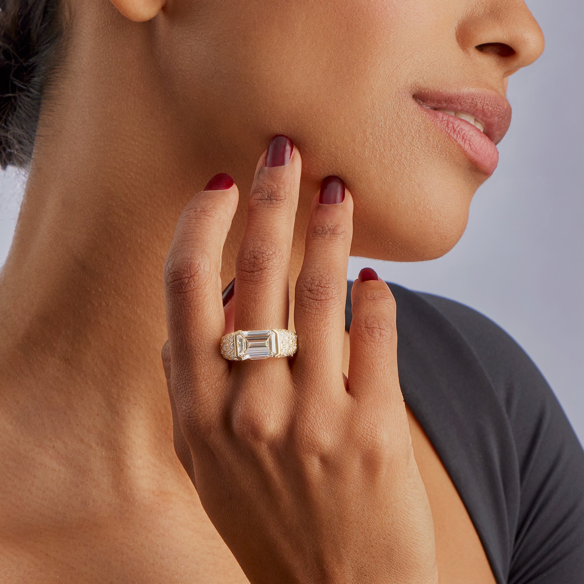 Cartier Paris Emerald Cut Diamond Ring – Luxury Engagement & Wedding Band for Women, Perfect for Proposals, Anniversaries & Special Occasions