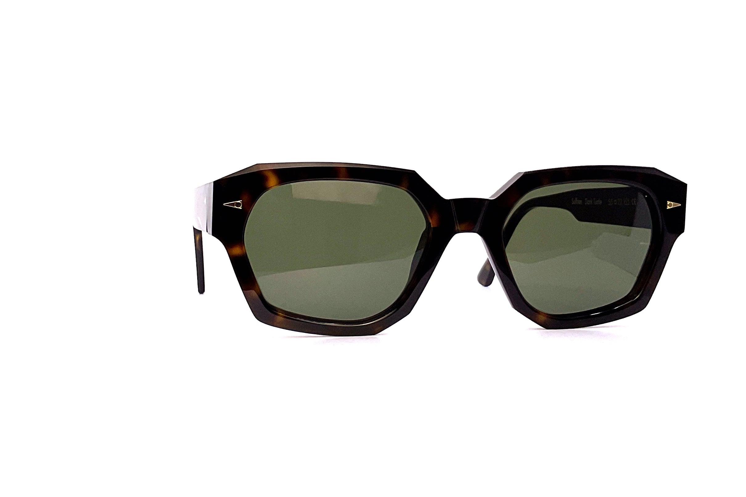 Ahlem Suffren Sunglasses - Dark Turtle Frame with UV Protection - Stylish & Durable for Outdoor Activities, Travel, and Fashion