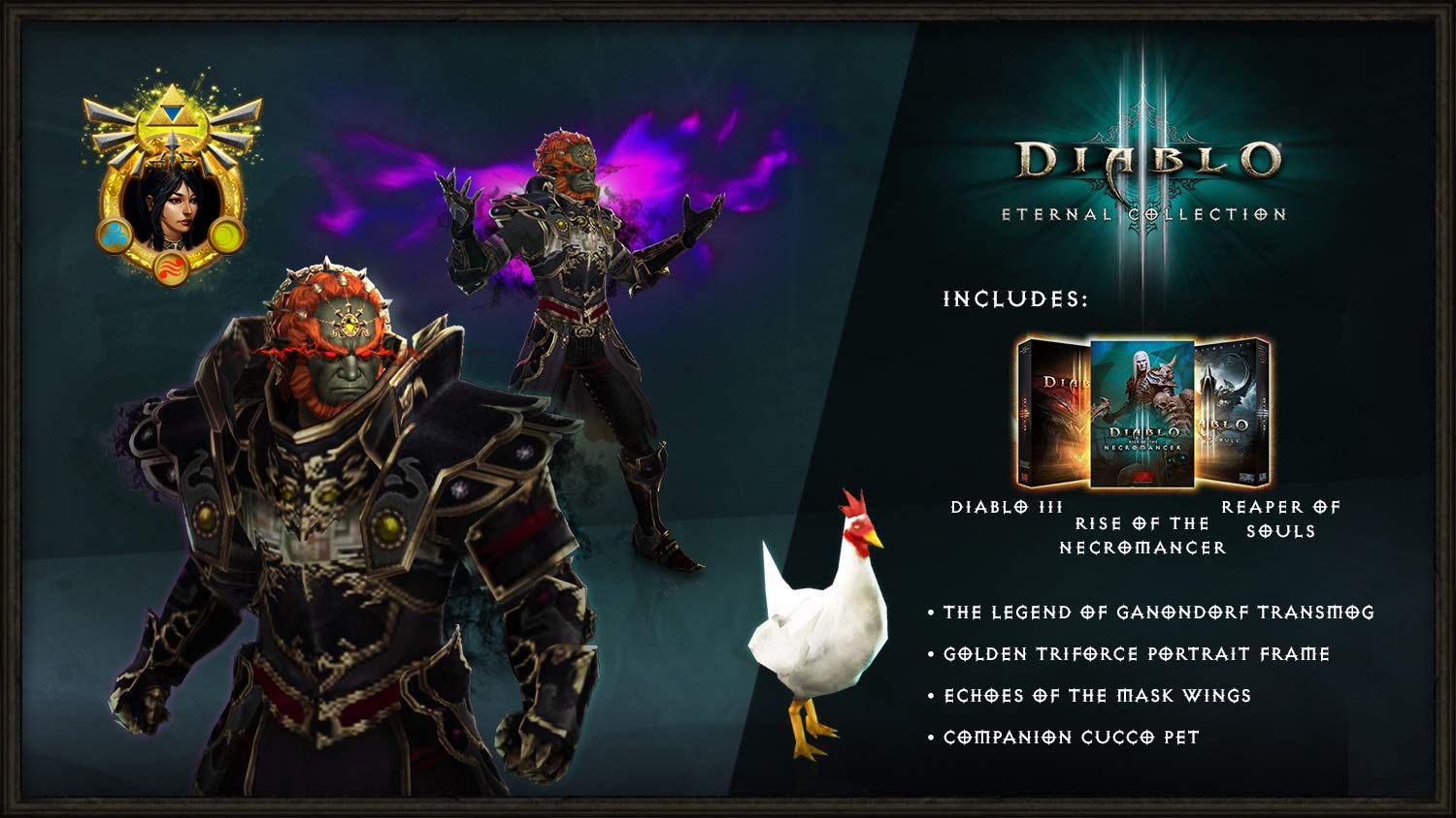 Diablo 3 Eternal Collection for Nintendo Switch - Action RPG Game with Reaper of Souls & Rise of the Necromancer - Perfect for On-the-Go Gaming & Multiplayer Adventures