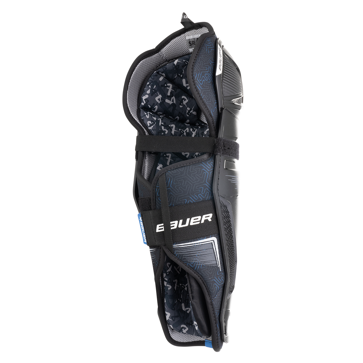 Bauer X Intermediate Shin Guards S24 - Youth & Adult Hockey Leg Protection for Ice & Roller Hockey Games & Practices