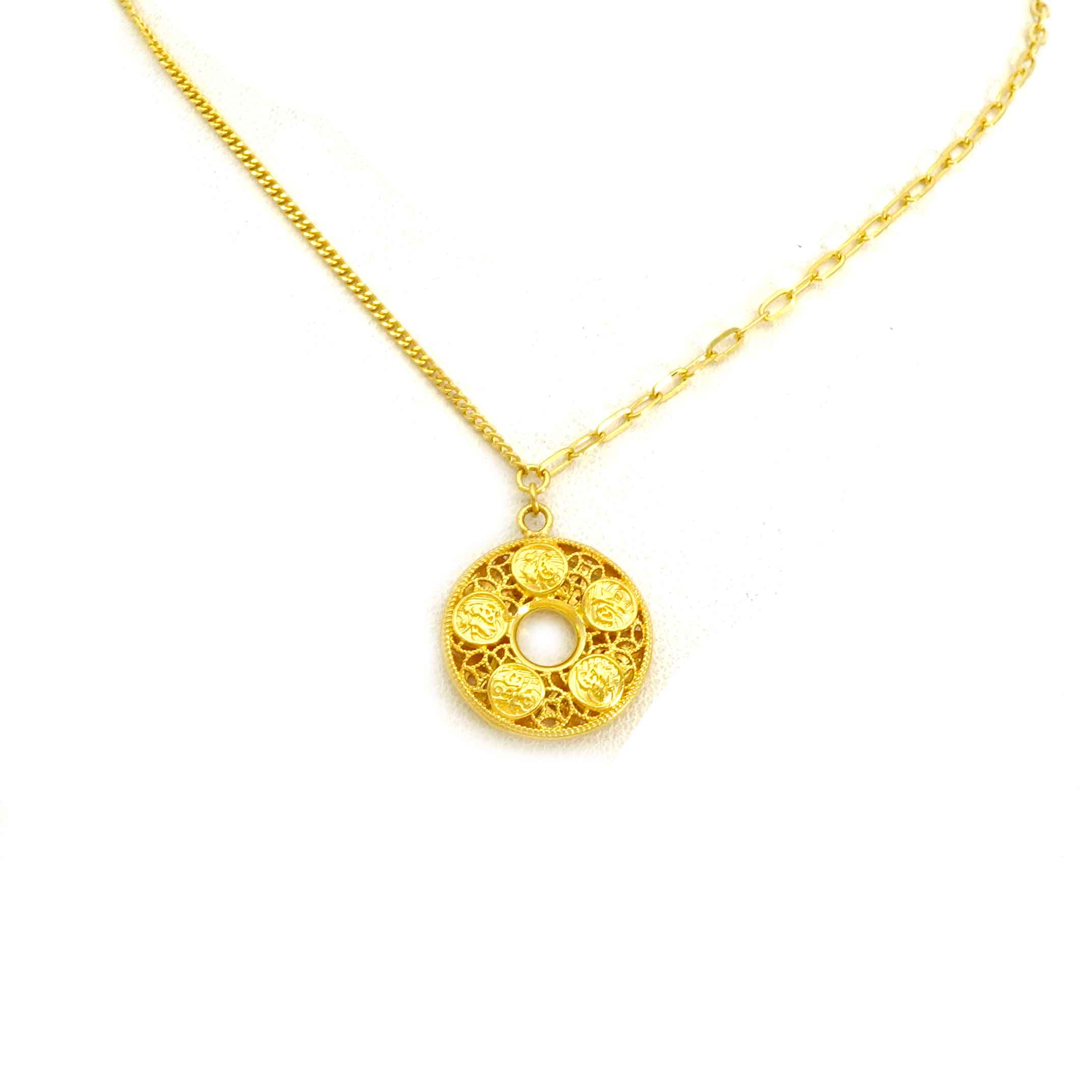 24K Gold Necklace for Women - Elegant & Luxurious Real Gold Jewelry Gift for Her - Perfect for Anniversaries, Birthdays & Special Occasions
