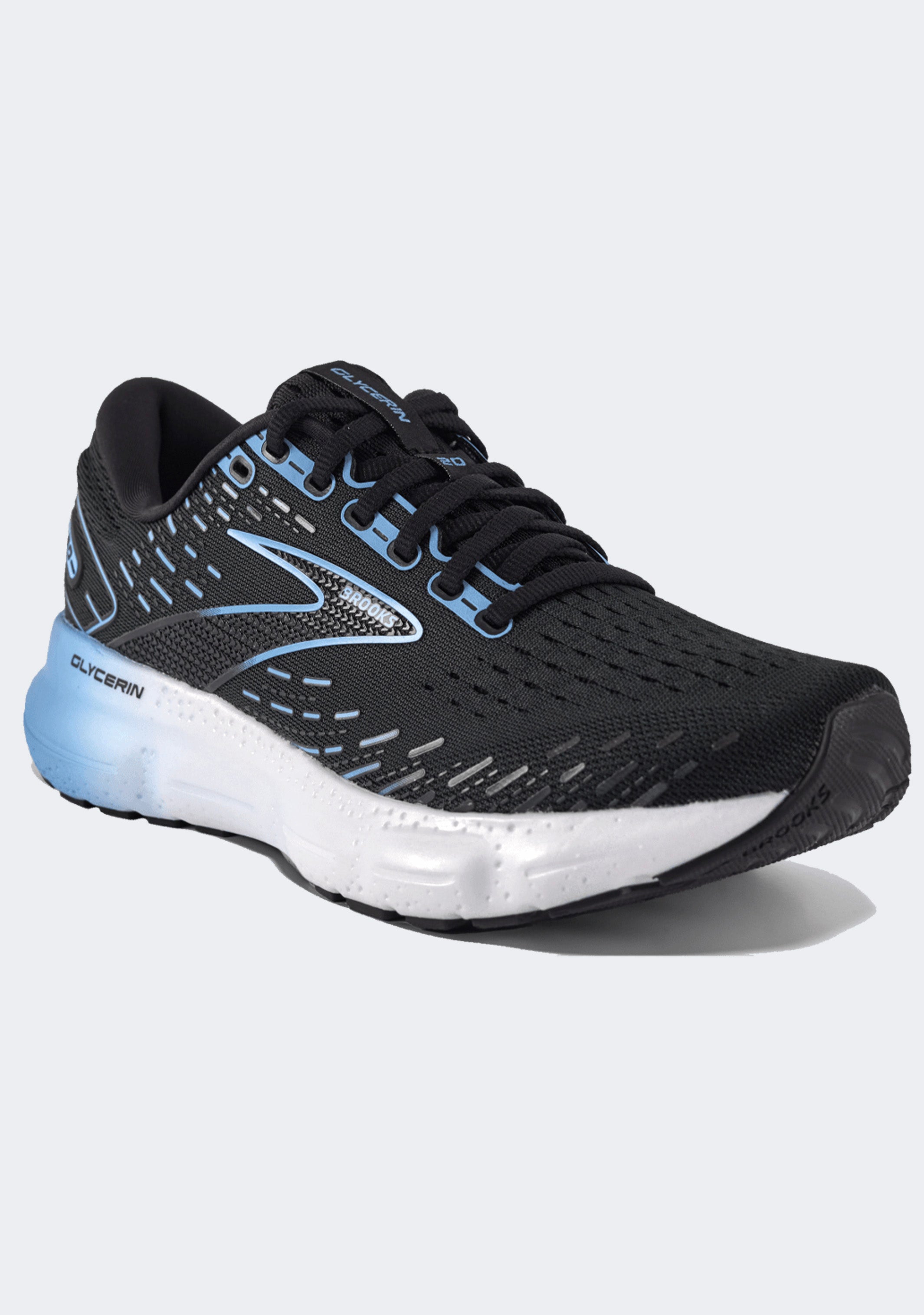 Brooks Women's Glycerin 20 Running Shoes - Premium Cushioned Sneakers for Women, Lightweight & Breathable for Jogging, Gym Workouts & Daily Walking