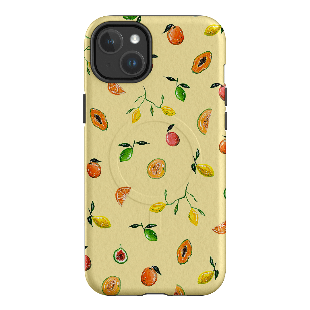 Golden Fruit iPhone Case - Cute & Durable Phone Cover for iPhone 13/14/15 Pro Max - Perfect for Summer, Vacation & Everyday Use