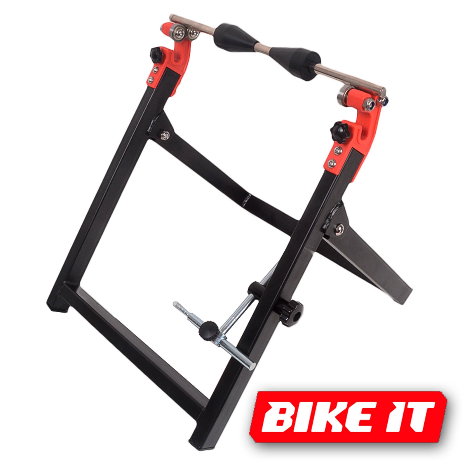Foldable & Portable Wheel Balancer & Truer Alignment Stand - Professional Bike Wheel Repair Tool for Home & Travel Use