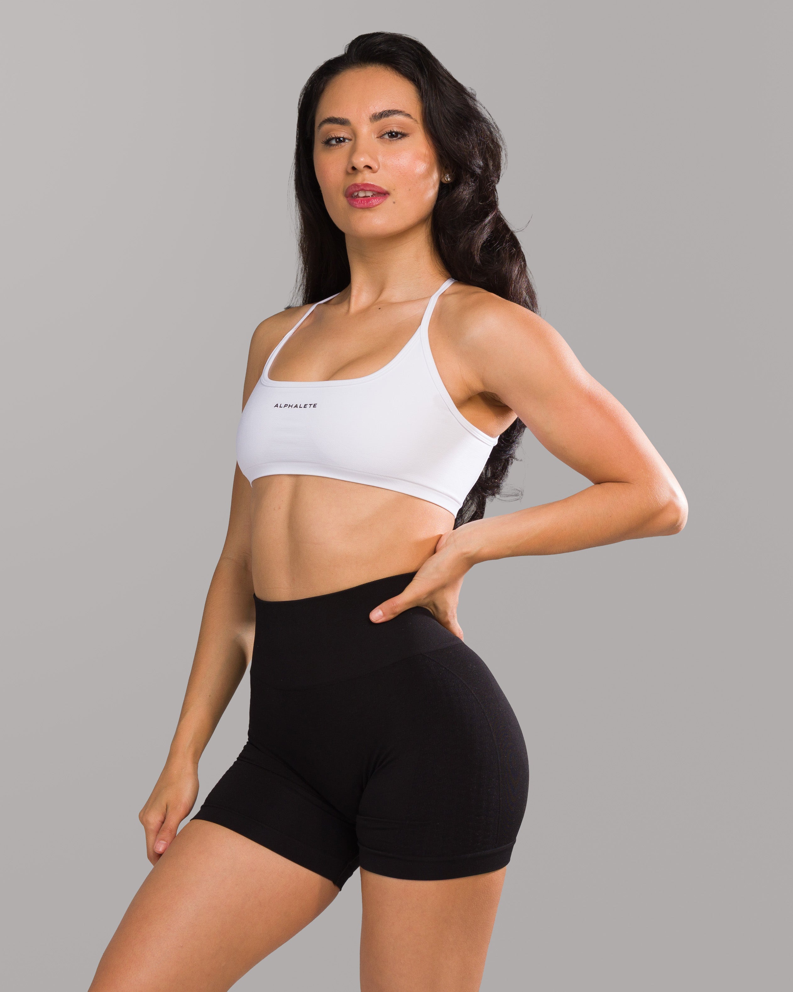 Amplify Open Back Bra - Comfortable Lace Bralette for Women, Sexy White Underwear for Date Night & Special Occasions