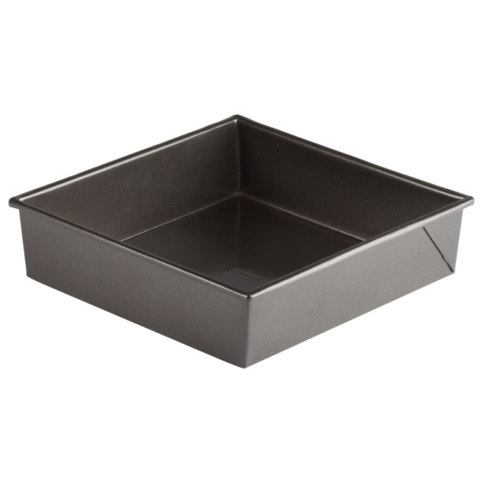 8x8x2.25 Inch Square Cake Pan - Non-Stick Baking Pan for Brownies, Bars & Sheet Cakes - Perfect for Home Baking, Parties & Holiday Desserts