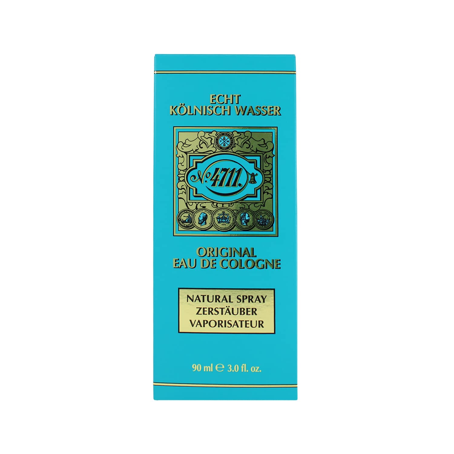 4711 by Muelhens Eau de Cologne Spray for Men & Women - 3 oz Fresh Citrus Floral Fragrance - Perfect for Daily Wear, Office & Special Occasions