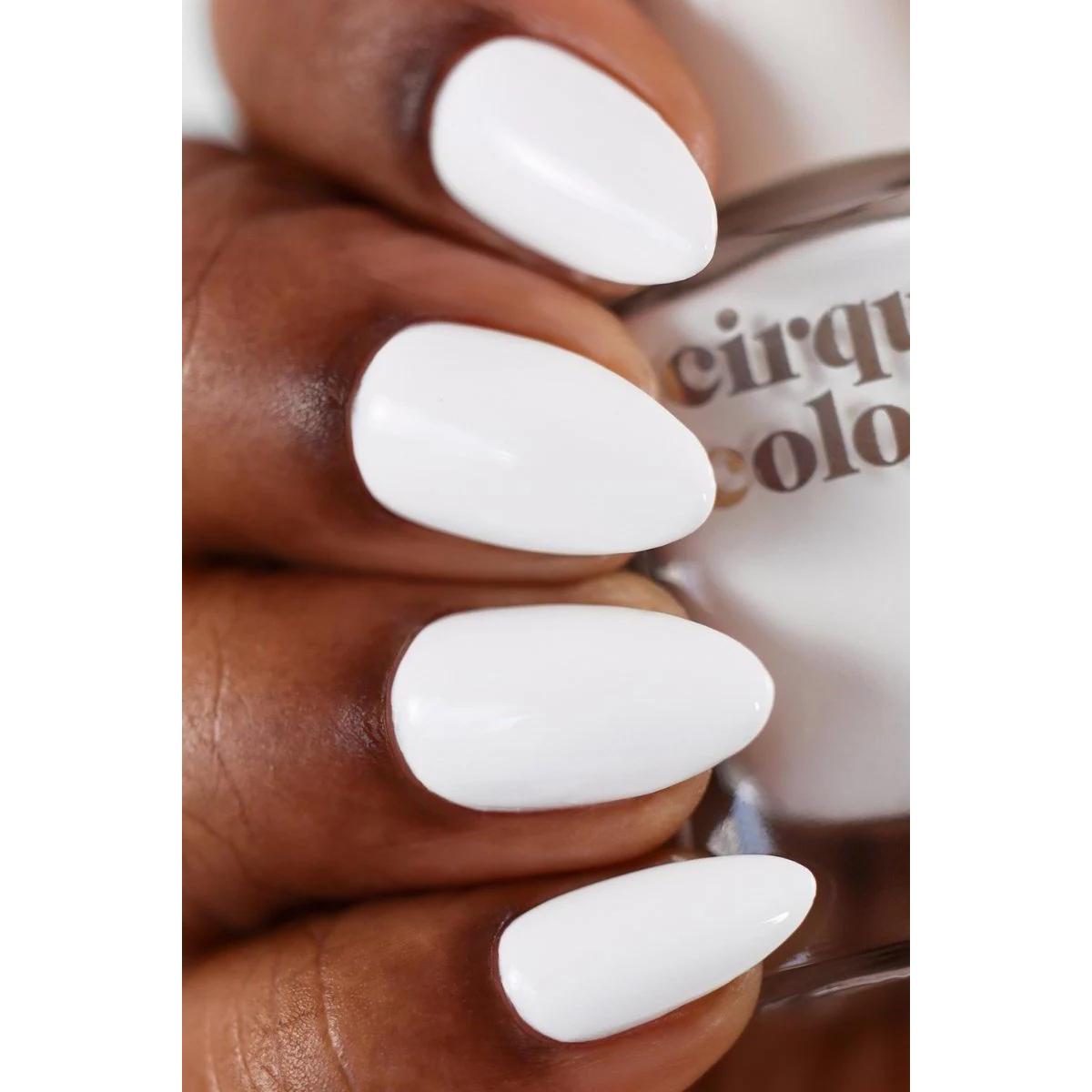 Cirque Colors White Lie Nail Polish - 0.37 oz Vegan & Cruelty-Free Nail Lacquer for Manicures & Pedicures - Perfect for Weddings, Parties & Everyday Wear