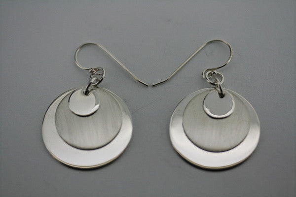 Polished Matte Polka Dot Disc Earrings - Trendy Dangle Earrings for Women, Perfect for Parties, Weddings & Everyday Wear