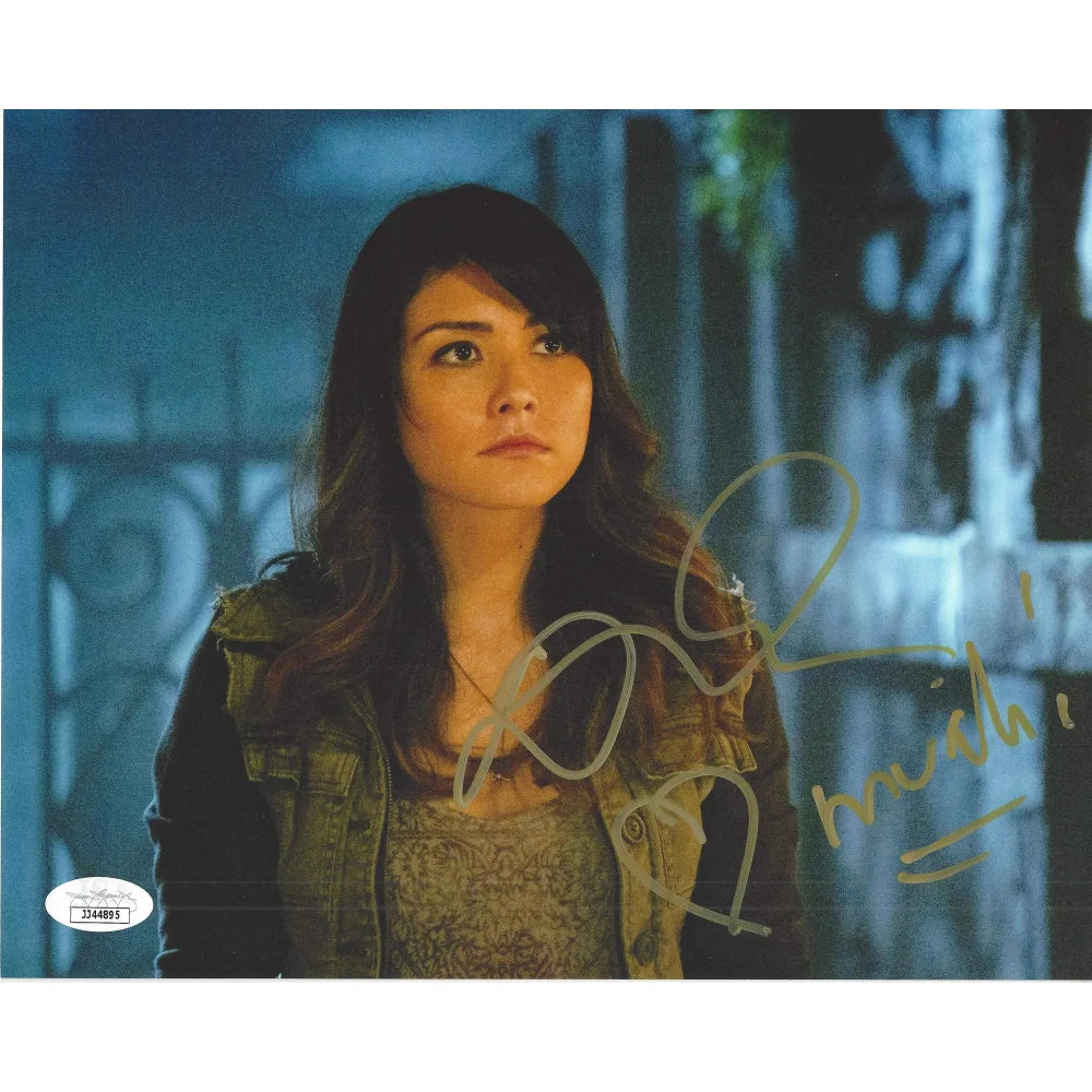 Daniella Pineda Autographed 8x10 Photo - Jurassic World Signed Memorabilia with JSA COA - Perfect for Movie Fans, Collectors and Home Decor