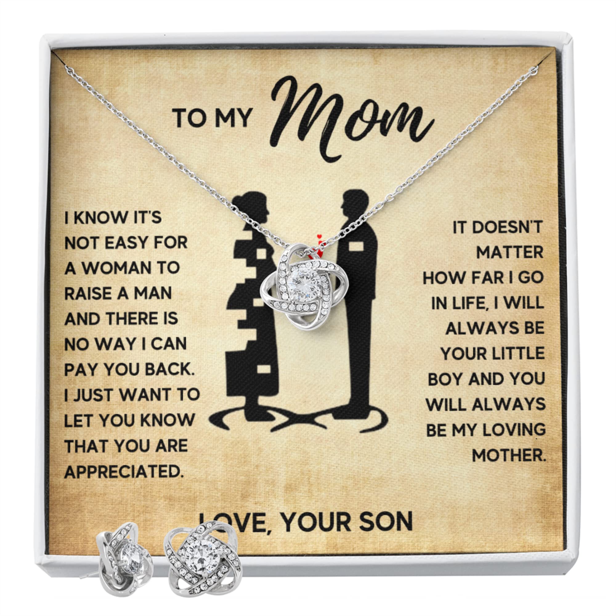 Best Mom Ever Necklace - Unique Birthday & Christmas Gift for Mom from Daughter or Son - Personalized Jewelry with Message Card & Gift Box - Perfect for Mother's Day, Anniversary & Special Occasions