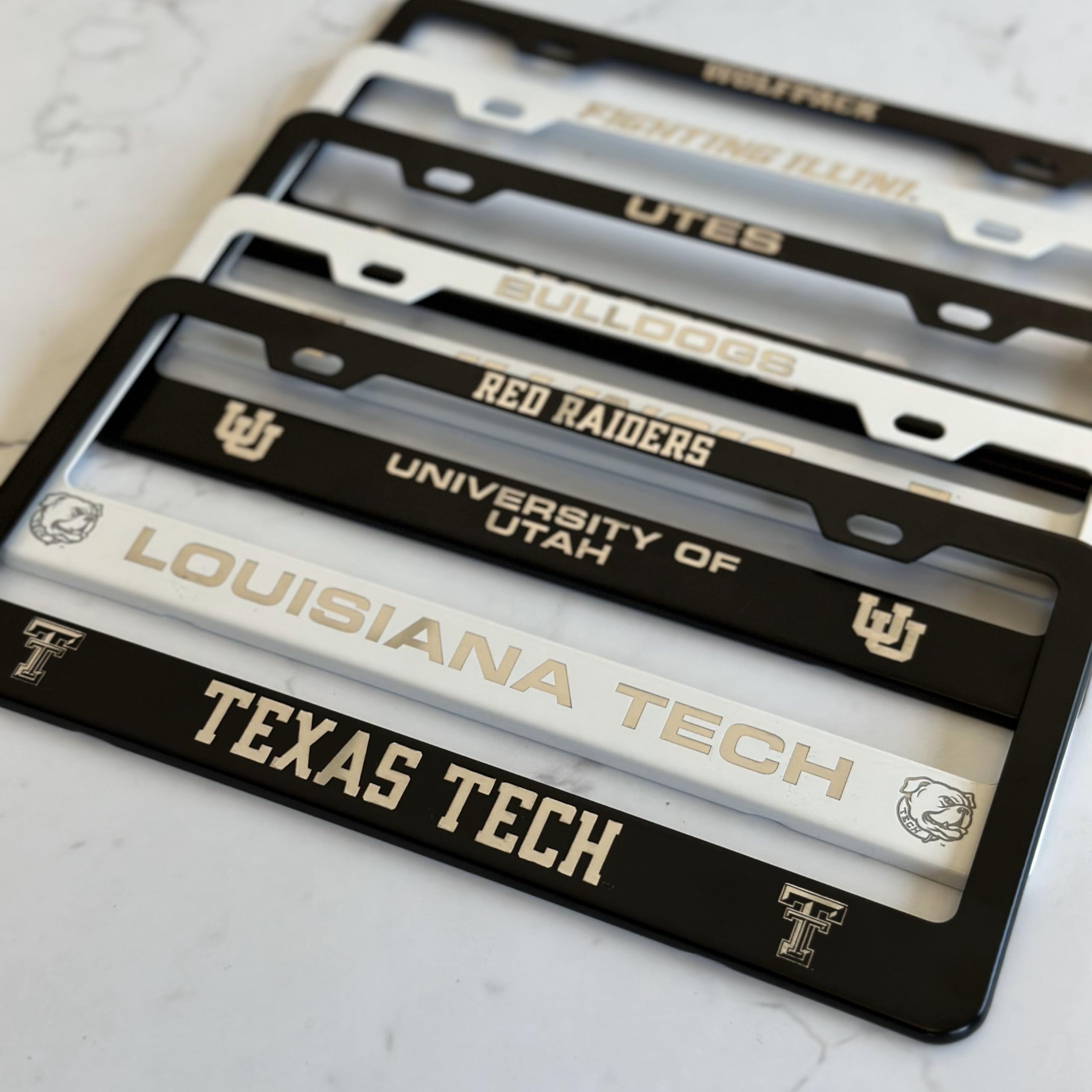 Iowa Vanity Metal License Plate Frame - Personalized Car Accessories for Hawkeye Fans - Perfect for Gifts, Tailgating & Showcasing State Pride