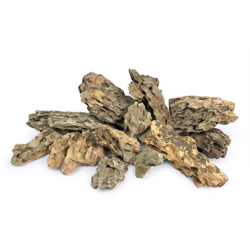 SR Aquaristik Dragon Stone - Natural Aquarium Rock for Fish Tank Decoration | Perfect for Aquascaping, Shrimp Tanks & Reptile Habitats
