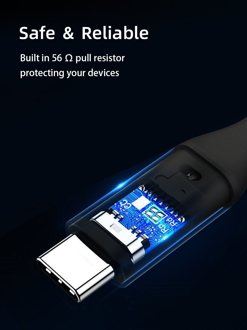 Ultimate 480Mbps High-Speed USB A to USB C Cable - 3A Fast Charging & Data Sync for Smartphones, Tablets & Laptops - Perfect for Home, Office & Travel Use