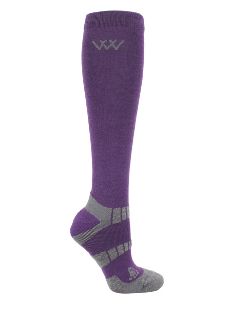 Woof Wear Long Winter Riding Socks for Equestrians - Warm Fleece-Lined Horse Riding Socks for Women & Men - Perfect for Cold Weather Riding, Horse Shows, and Stable Work