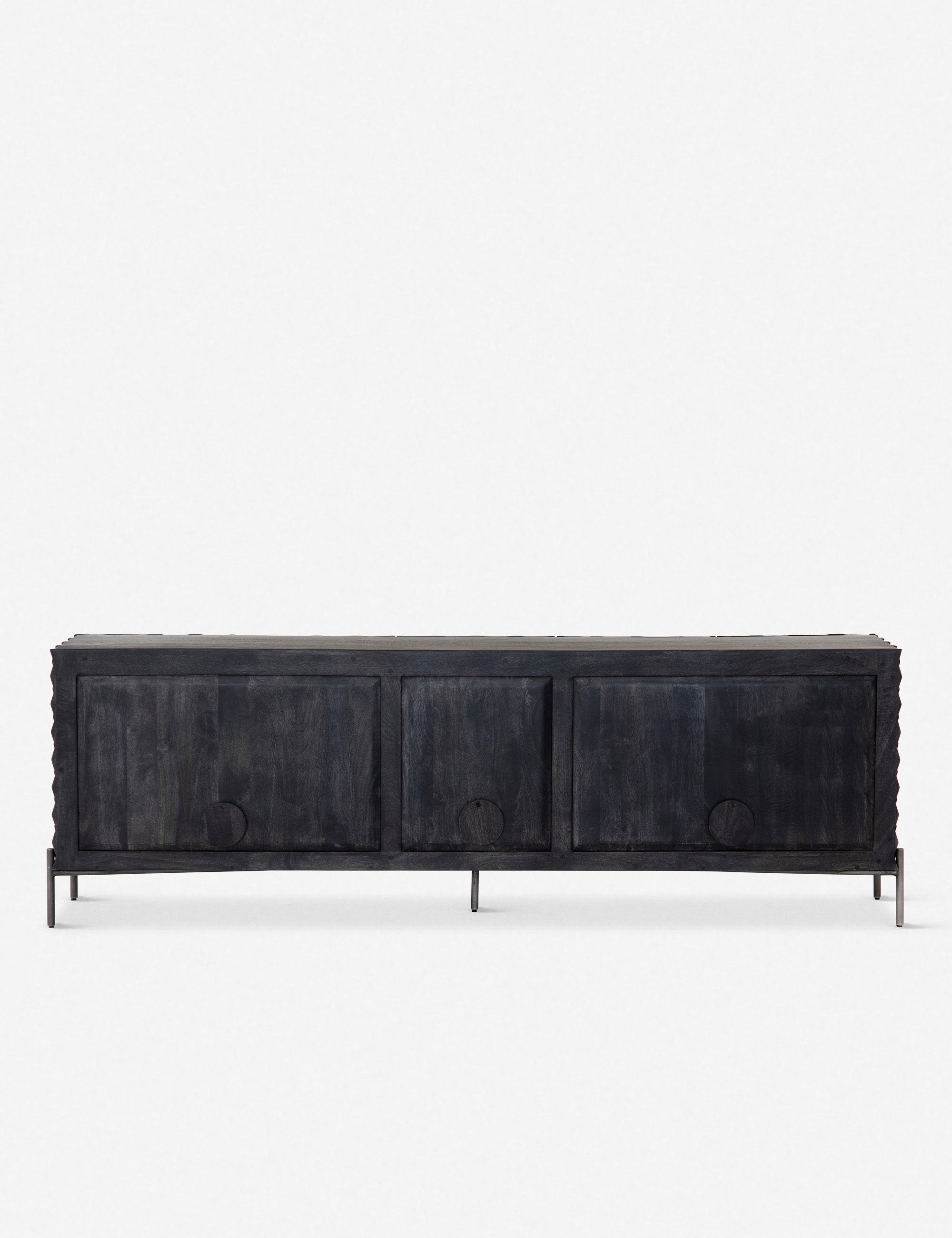 Modern Dylan Media Console - Stylish TV Stand with Storage Shelves for Living Room, Bedroom & Home Theater - Perfect for Organizing Electronics & Entertainment Systems