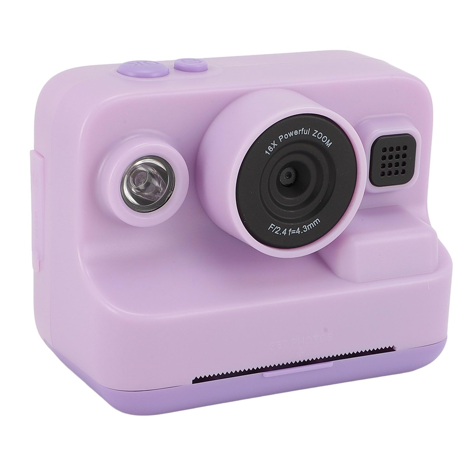 Kids Digital Camera with Instant Print - 1080P HD 12MP Selfie Camera for Boys & Girls Ages 3-10 | Toddler Learning Toy & Birthday Gift (Purple) - Perfect for Family Travel, Birthday Parties & Creative Play
