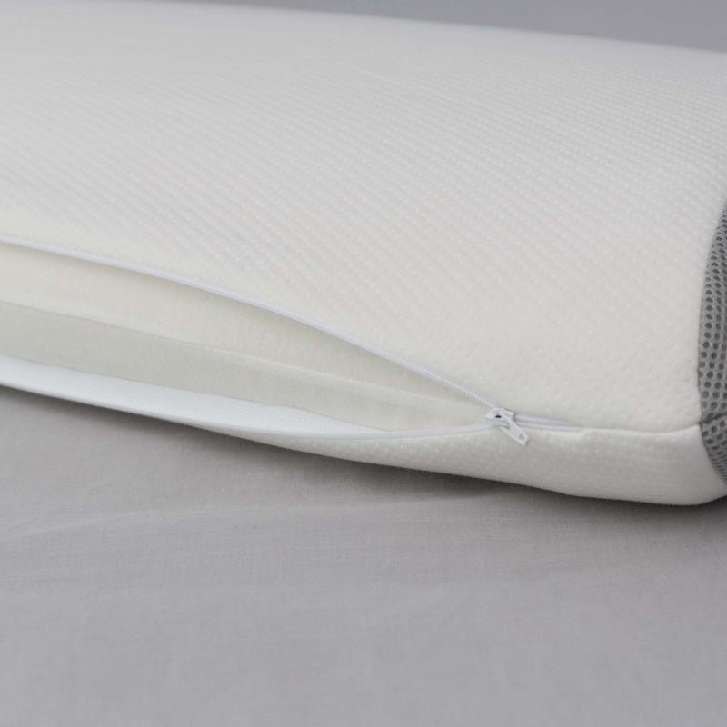 John Cotton Classic Medium Profile Memory Foam Pillow for Side & Back Sleepers - Orthopedic Support for Neck Pain Relief - Cooling Breathable Pillow for Better Sleep