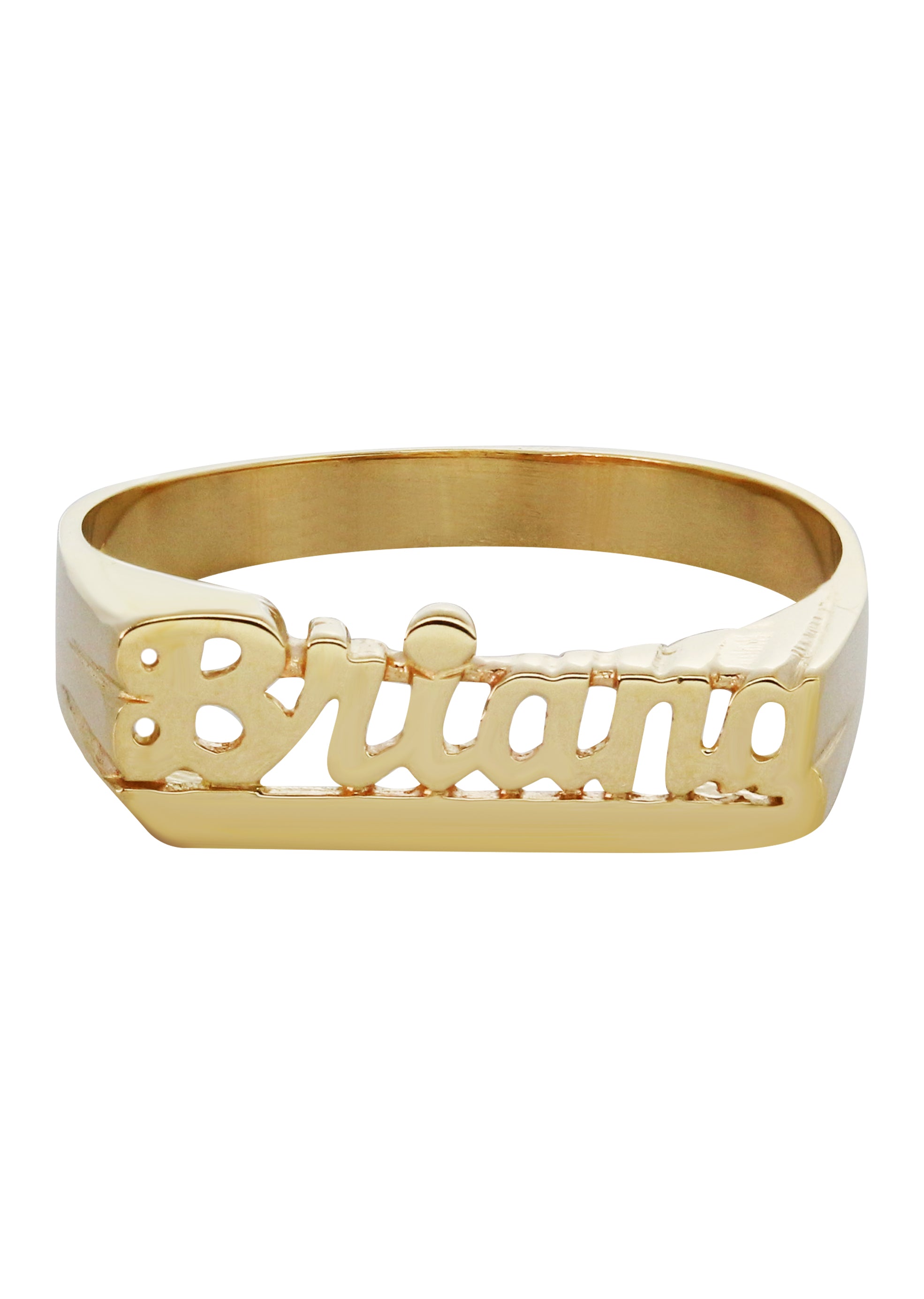 14K Gold Personalized Name Ring - Custom Engraved Jewelry for Women & Men - Perfect for Gifts, Anniversaries & Special Occasions - 2 Grams