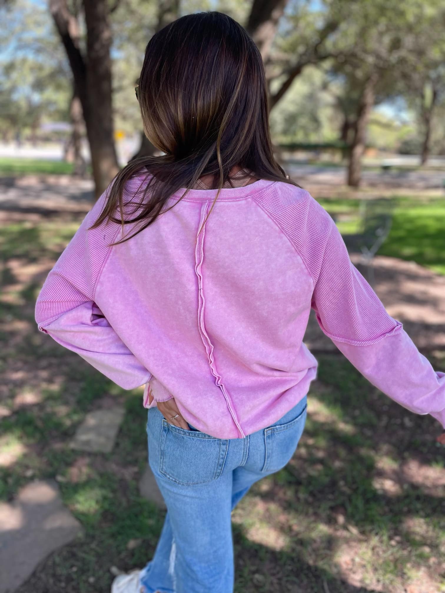 PREORDER: Elliott Exposed Seam Sweatshirt - 5 Color Options | Cozy Unisex Pullover for Casual Wear & Street Style
