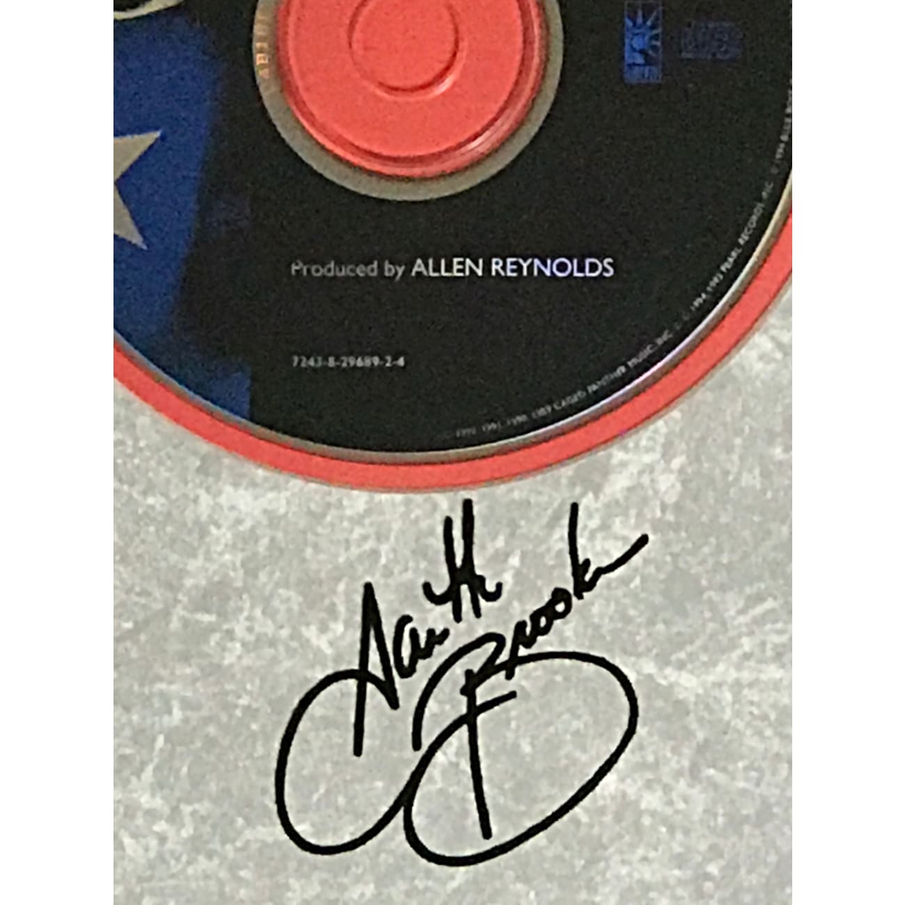 Garth Brooks The Hits RIAA 8x Multi Platinum Album Award - Official Music Collectible for Fans, Display & Home Decor, Perfect for Country Music Lovers & Memorabilia Collections