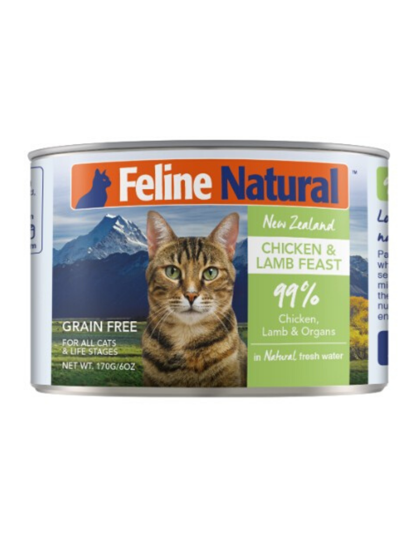 Feline Natural Chicken & Lamb Grain-Free Wet Cat Food - 3oz & 5.5oz Cans - High Protein, All-Natural Ingredients for Healthy Cats - Perfect for Indoor Cats & Kittens