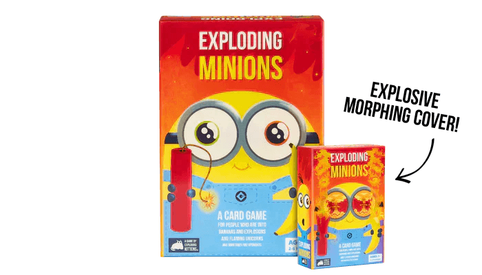 Exploding Minions Board Game - Fun Family Party Game for Kids & Adults - Perfect for Game Nights, Birthday Parties & Gatherings