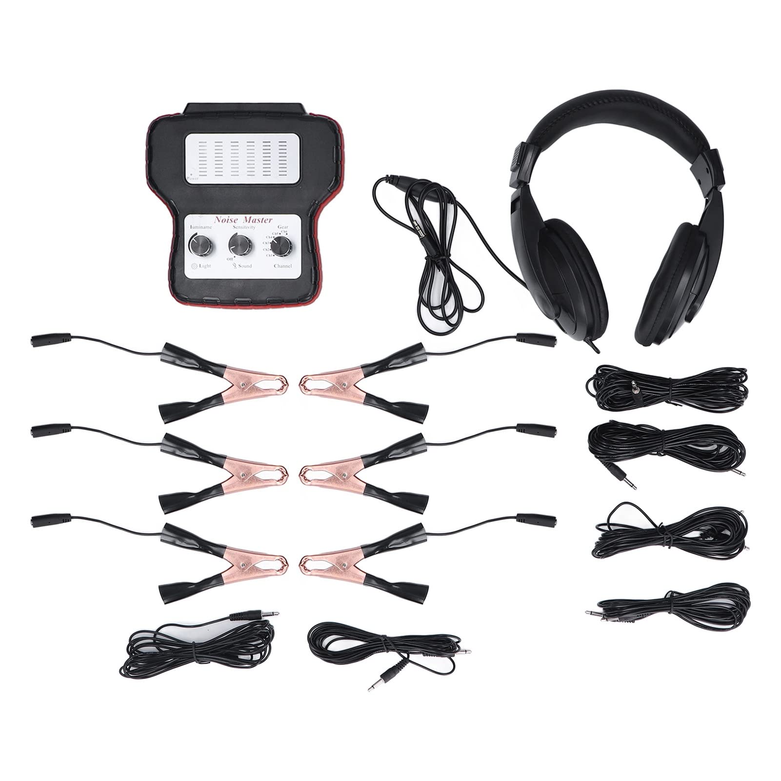 Car Noise Finder - Multi-Channel Abnormal Sound Detector for Motor, Chassis & Transmission | Ergonomic Automotive Noise Testing Tool for DIY Mechanics & Professional Use