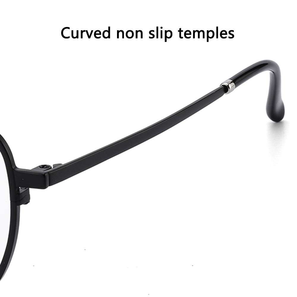Men's UV400 Photochromic Outdoor Reading Glasses - Pure Titanium Frame HD Smart Zoom Readers (Black, +3.00) for Driving, Fishing & Outdoor Activities