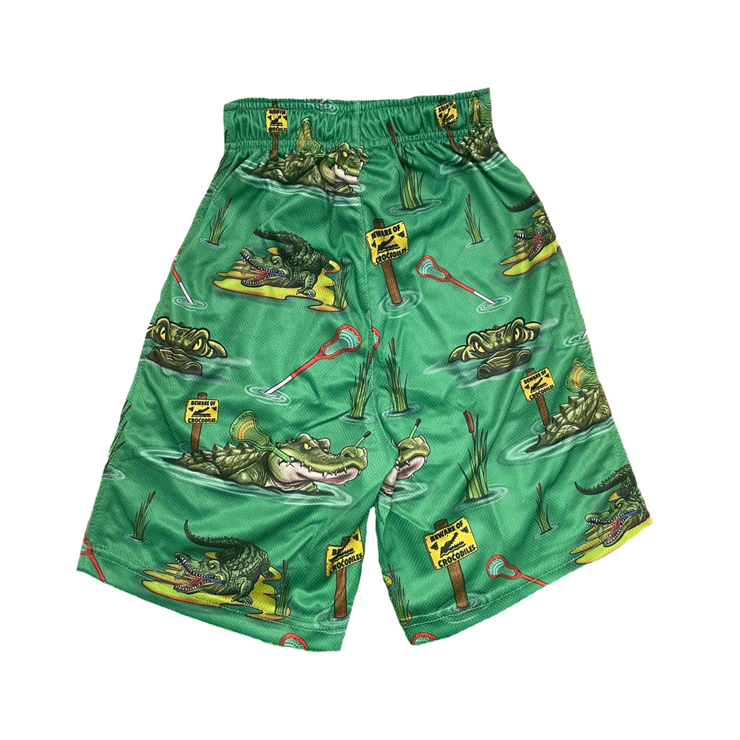 Boys Crocodile Lax Attack Shorts - Comfortable Athletic Shorts for Lacrosse & Sports - Perfect for Training, Games & Outdoor Activities