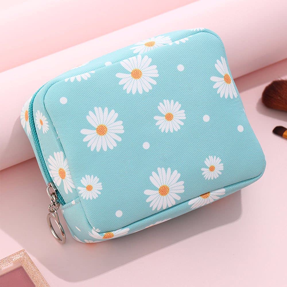 MinLia Multifunctional Waterproof Coin Purse & Organizer Pouch - Perfect for Travel, Makeup Storage, Napkin Holder & Hygiene Pad Case (Light Green) | Compact Cosmetic Bag for Women, Ideal for Daily Use & On-the-Go Organization