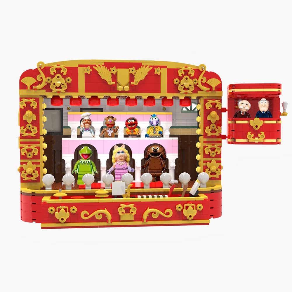 Sayotoo Small Figures House Building Kit - 1101-Piece Lego-Compatible Model Stand for Figurine Collection | DIY Display Theater for Lego 71035 (House Only, No Figures) | Perfect for Home Decoration, Gift Giving & Creative Play
