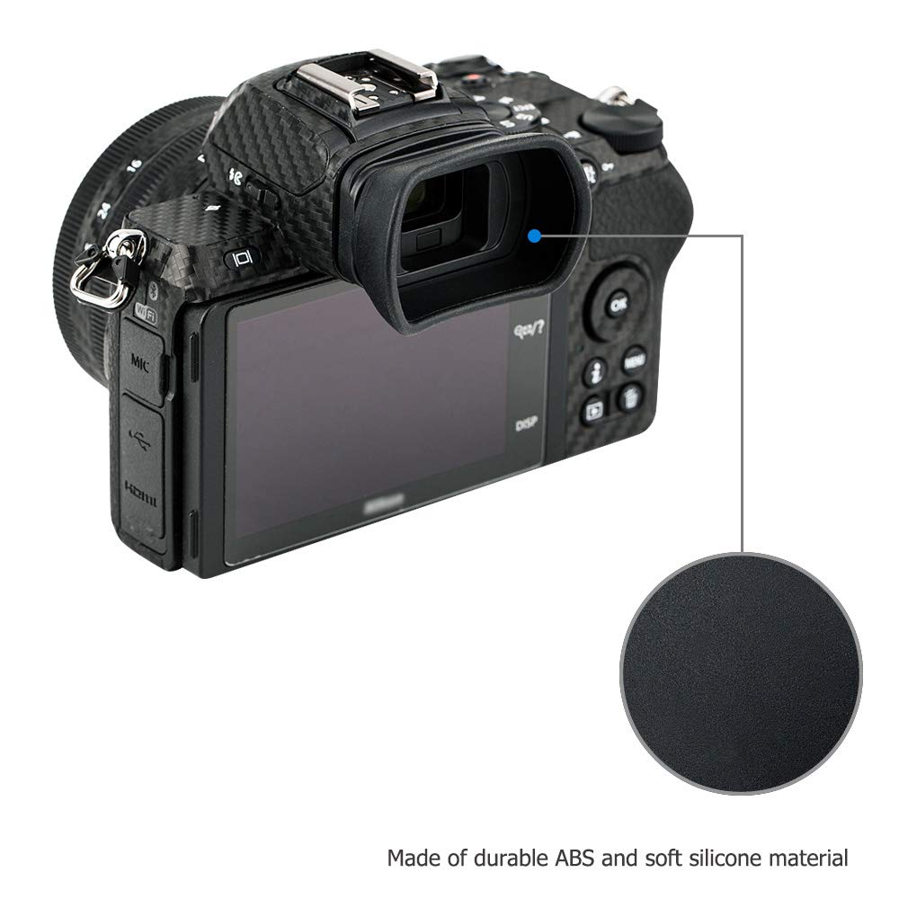 Soft Silicone Camera Viewfinder Eyecup for Nikon Z50 Mirrorless Camera - Replacement for Nikon DK-30 Eye Cup (1PCS) - Perfect for Outdoor Photography & Travel Shooting