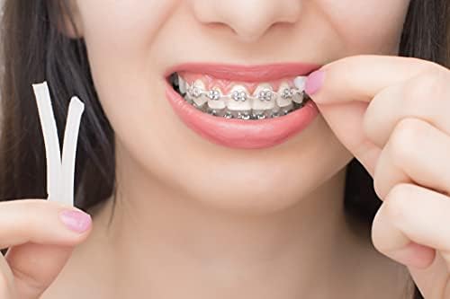 Carmel Orthodontic Relief Wax for Braces - Cinnamon Scented Dental Wax (Pack of 12) - Soothes Irritation from Dental Appliances & Damaged Teeth - Perfect for Orthodontic Patients & Daily Comfort