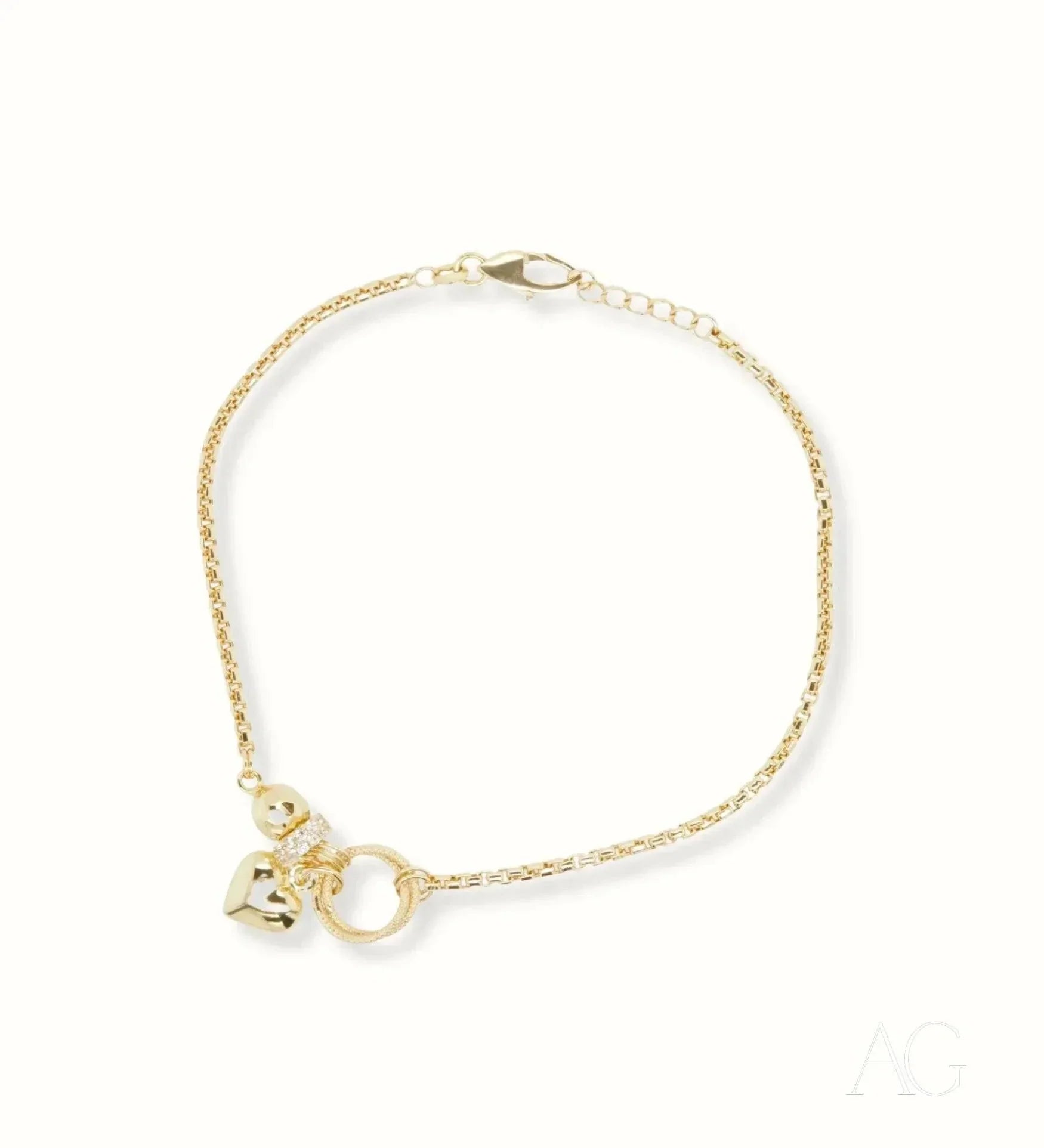 18k Gold Bracelet with Zirconia - Elegant & Dainty Jewelry for Women | Perfect for Weddings, Parties & Special Occasions