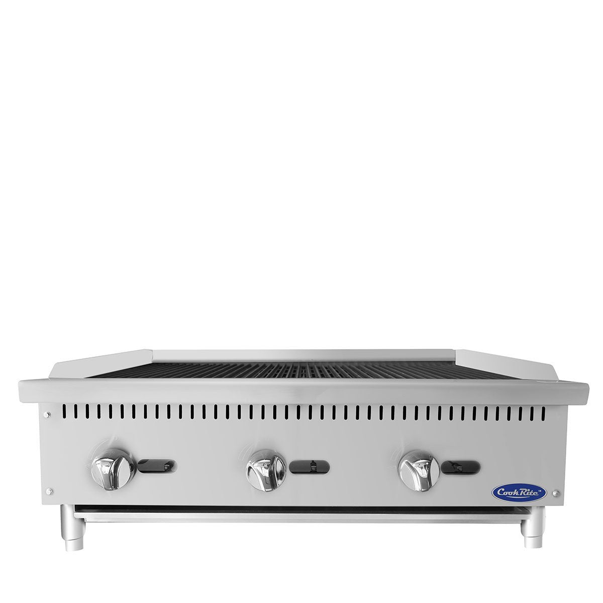 Atosa CookRite ATRC 36 HD 36-Inch Commercial Radiant Broiler with Natural Gas - Perfect for Restaurants, Diners & Catering Businesses