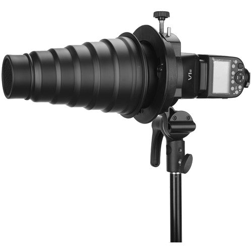 Godox S2 Speedlite Bracket for Bowens Mount - Universal Flash Bracket for Photography Lighting, Studio & On-Location Shoots