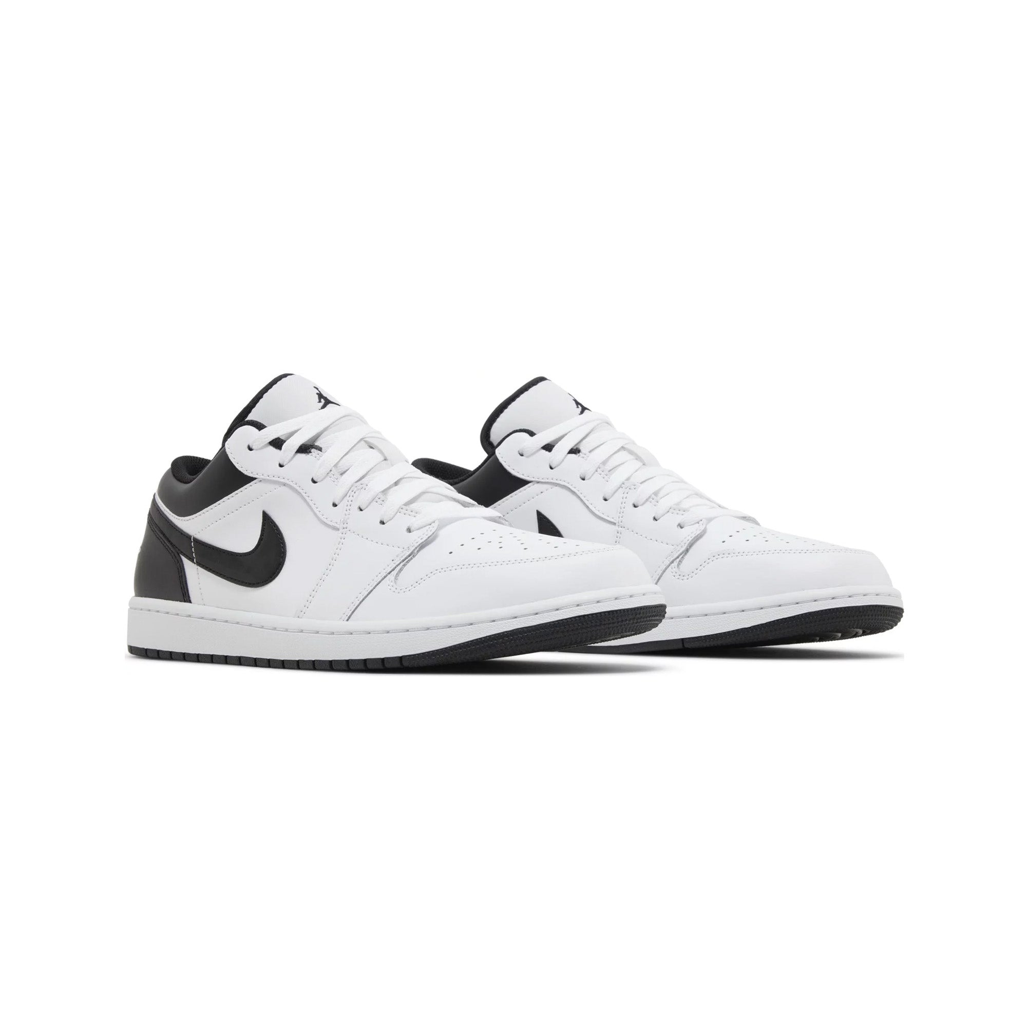 Air Jordan 1 Low 'White Black' Men's Basketball Shoes 2023 Edition - Casual Streetwear Sneakers for Everyday Wear & Sports