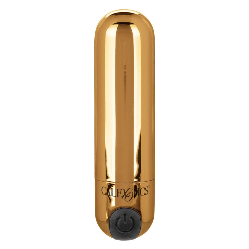 Rechargeable Hideaway Bullet Vibrator in Gold - Powerful & Discreet Personal Massager for Women - Perfect for Solo Play, Couples & Travel