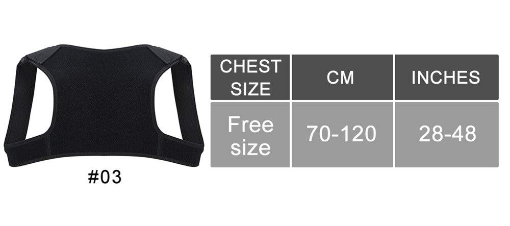 Posture Corrector for Men & Women - Adjustable Back Support Belt with Shoulder Straps, Spine Alignment & Pain Relief - Ideal for Office, Driving & Daily Use